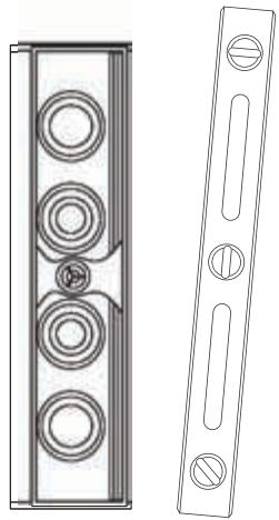 DEFINITIVE TECHNOLOGY XTR-60 - Accrocher le haut-parleur sur les vis - 2