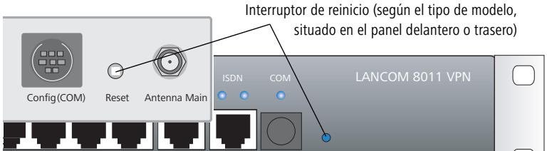 LANCOM 8011 VPN - ¿Como se restabloce el dispositivo? - 1