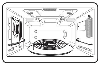 SAMSUNG CP1370E-B - Utilisation du mode chaleur tournante - 1