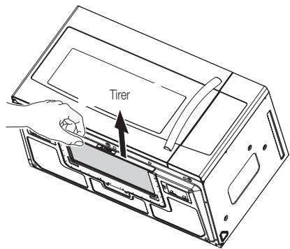 SAMSUNG ME21F707MJT/AC - Nettoyage du filtre à graisse - 3