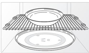 SAMSUNG ME21F707MJT/AC - METAL SHELF - 3