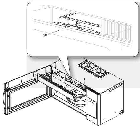 SAMSUNG ME21F707MJT/AC - REPLACING THE OVEN LIGHT - 1