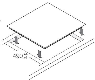 SAMSUNG NZ63F3NM1AB,  NZ63K7777BK/EF,  NZ63F3NM1BB/UR,  NZ63N9777GKEF - INSTALLING INTO THE COUNTERTOP - 8