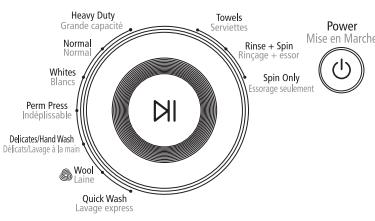 SAMSUNG WF206BNW - Effectuer un lavage - 8