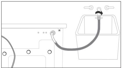 SAMSUNG R1245AV - Raccorder le tuyau d'arrivée d'eau - 1