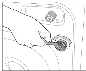 SAMSUNG WF8802LPH - Enlever les vis de transport - 1