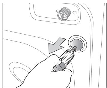SAMSUNG WF8802LPH - Enlever les vis de transport - 2