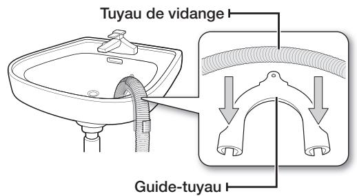 SAMSUNG WF8802LPH - Raccordement du tuyau de vidange - 1
