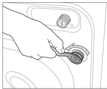 SAMSUNG WF8802LPS1 - Enlever les vis de transport - 1