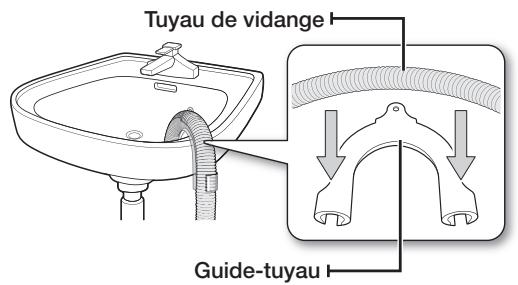 SAMSUNG WF8802LPS1 - Raccordement du tuyau de vidange - 1