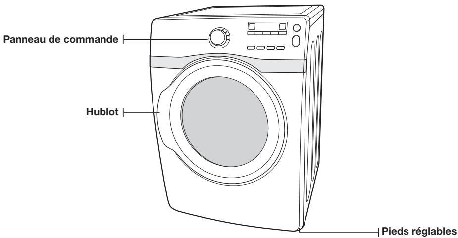 SAMSUNG DV405ETPAGR/AC - EXTÉRIEUR DU SÉCHE-LINGE - 1