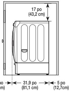 SAMSUNG DV405ETPAGR/AC - ENCASTREMENT DANS UNE NICHE OU INSTALLATION DANS UN PLACARD - 2