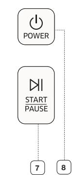 SAMSUNG WA45H7200AP/A2 - PRÉSENTATION DU PANNEAU DE COMMANDES - 3