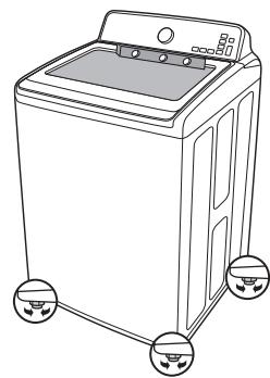 SAMSUNG WA45H7200AP/A2 - Nivelado de la lavadora - 4