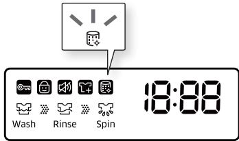 SAMSUNG WA45H7200AP/A2 - The Self Clean Auto Indicator Function - 1