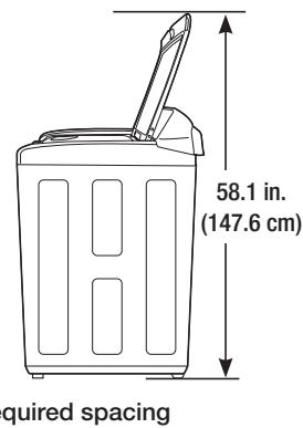 SAMSUNG WA45H7200AP/A2 - Required dimensions for Installation - 3