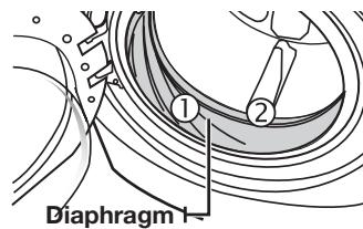 SAMSUNG WF42H5200AP/A2 - CLEANING THE DOOR DIAPHRAGM - 1