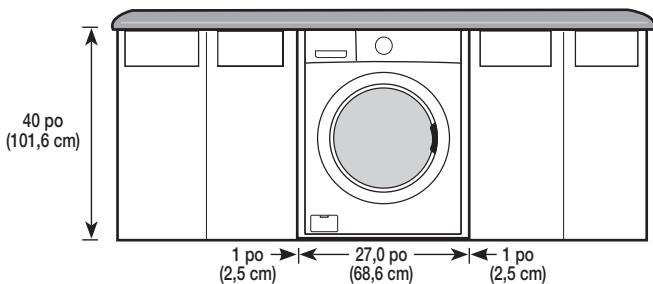 SAMSUNG WF42H5200AP/A2 - Installation sous plan (lave-linge uniquement) - 1