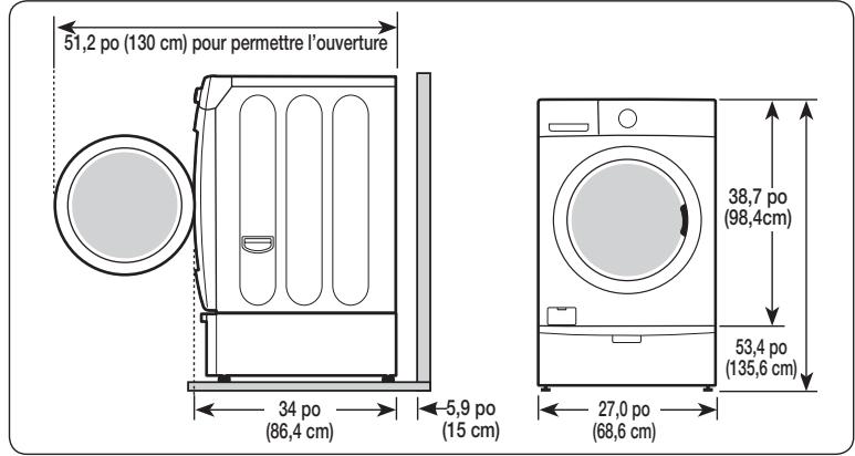 SAMSUNG WF45H6300AG/A2 - installation de votre lave-linge - 1