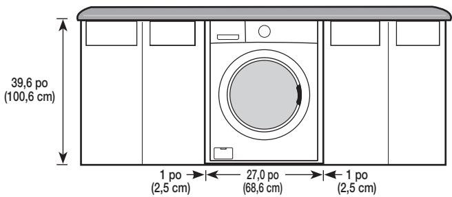 SAMSUNG WF45H6300AG/A2 - Installation sous plan (lave-linge uniquement) - 1