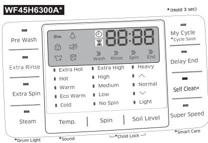 SAMSUNG WF45H6300AG/A2 - SELF CLEAN+ - 1