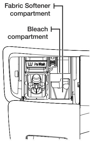 SAMSUNG WF45H6300AG/A2 - Bleach compartment - 2