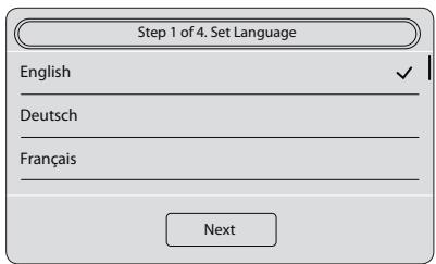 SAMSUNG WW10H9400EW - STEP 1 - Set Language - 1