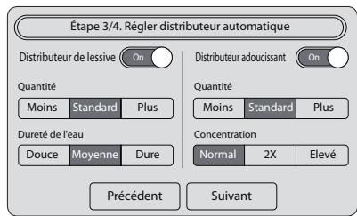 SAMSUNG WW10H9400EW - Étape 3: régler distributeur automatique - 1