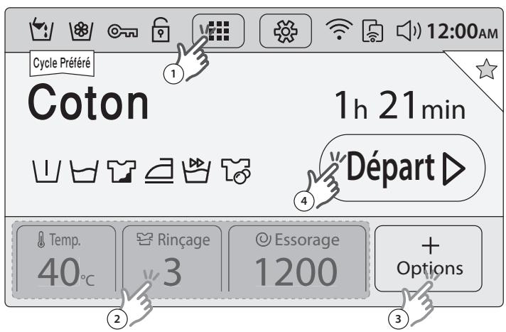SAMSUNG WW10H9400EW - Démarrage facile - 1