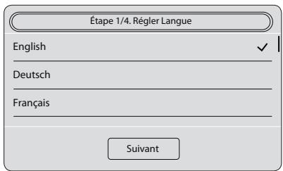 SAMSUNG WW10H9400EW - Étape 1: régler langue - 1