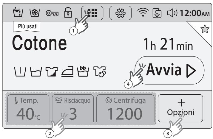 SAMSUNG WW10H9400EW - Passaggi semplici per iniziare - 1