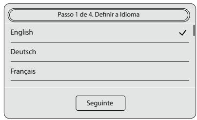 SAMSUNG CRYSTAL BLUE WW9000 - PASSO 1 - Definir a Idioma - 1