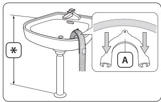 SAMSUNG CRYSTAL BLUE WW9000 - Over the edge of a wash basin - 1