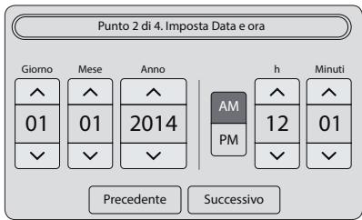 SAMSUNG CRYSTAL BLUE WW9000 - PASSAGGIO 2 - Impostare Data e Ora - 1