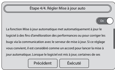 SAMSUNG CRYSTAL BLUE WW9000 - ÉTAPE 4: Régler Mise à jour auto - 1