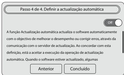 SAMSUNG CRYSTAL BLUE WW9000 - PASSO 4 - Definir aactualização automática - 1