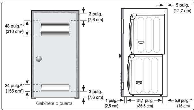 SAMSUNG WF455ARGSGR - Con pedestal optional o kit de apilamento - 2