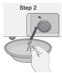 SAMSUNG WF455ARGSGR - CLEANING THE DEBRIS FILTER - 3
