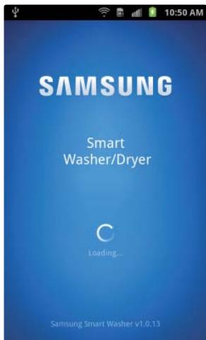 SAMSUNG WF455ARGSGR - DOWNLOADING AND RUNNING THE MOBILE APP, SAMSUNG SMART WASHER/DRYER APP - 1