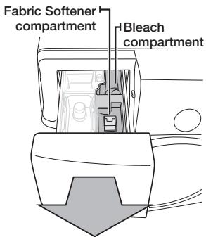 SAMSUNG WF455ARGSGR - Bleach compartment - 2