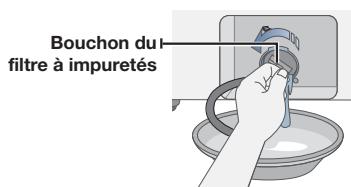 SAMSUNG WF455ARGSGR - Nettoyer le filtre à impuretés - 4