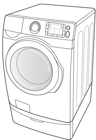 SAMSUNG WF455ARGSGR - Socle avec tiroirs de stockage (N° de modèle : WE357*) - 1