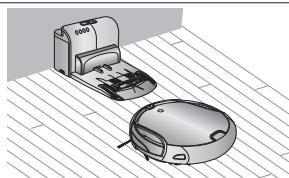 SAMSUNG SR8980-NAVIBOT-S - Hebien Sie den Robo-Sauger an und schalten Sie den Hauptschalter ein. Stellen Sie sicher, dass darauf keine anderen Tasten gedrucken werden. - 8