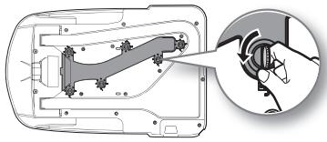 SAMSUNG SR8980-NAVIBOT-S - DE ONDERKANT VAN DE AUTOMATISCHE STOFOPVANGLEGER REINIGEN. - 1