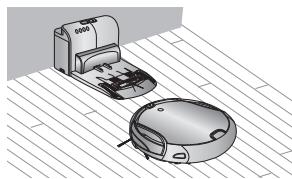 SAMSUNG SR8980-NAVIBOT-S - Het oplaadstation plaatsen - 6