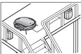 SAMSUNG SR8980-NAVIBOT-S - Bei Teppichen mit langen Fransen schieben Sie die Fransen unter den Teppich. - 3