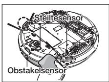 SAMSUNG SR8980-NAVIBOT-S - Verwijder regelmatig vreeimde stoffen die zich hebben verzameld op de obstakel- en steiltesensoren. - 1