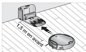 SAMSUNG SR8980-NAVIBOT-S - Dépannage lorsque le robot aspirateur ne retourne pas au chargeur - 1