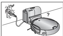 SAMSUNG SR8980-NAVIBOT-S - Houd het netsnoer van het oplaadstation alsijd op het stopcontact aangesloten. - 1