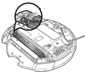 SAMSUNG SR8980-NAVIBOT-S - De zuigborstel reinigen - 6